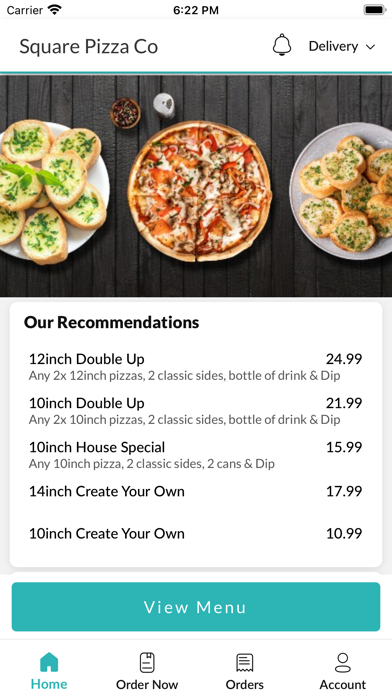 Screenshot #2 pour The Square Pizza Corner