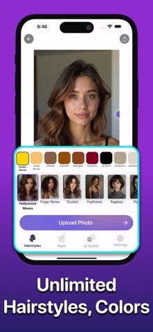 HairStyle: Hair Colour Changer iPhone screenshot
