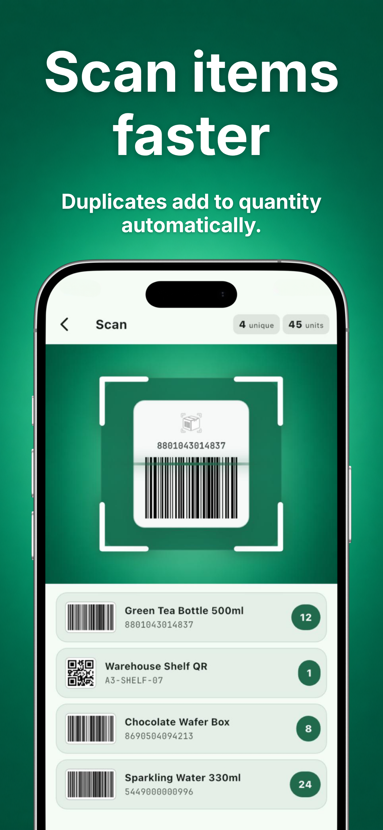 Inventory Scanner Stock Count