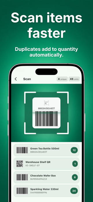 Inventory Scanner Stock Count Screenshot 3 of 7