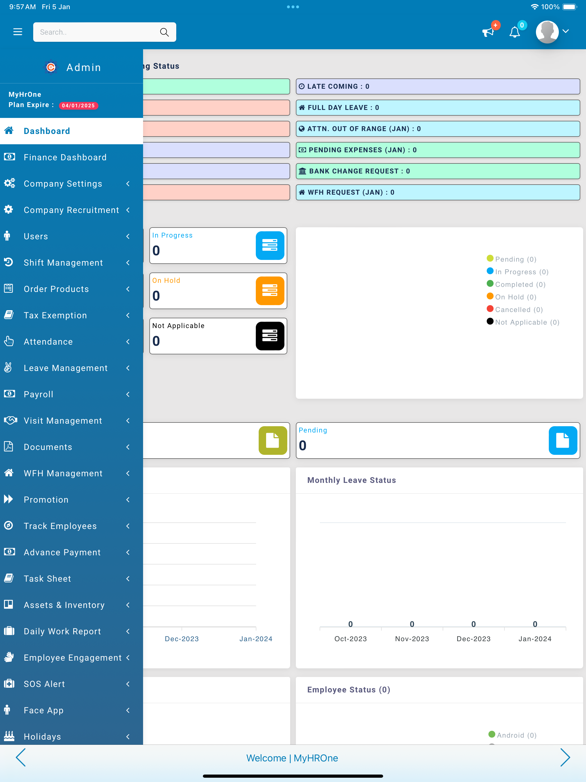 MyHR Admin