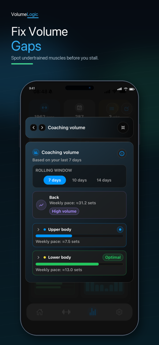 VolumeLogic - Workout tracker Screenshot 5 of 8