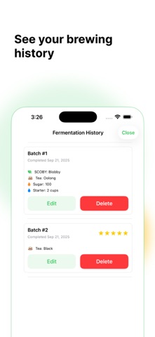 BrewBuddy – Kombucha Tracker screenshot