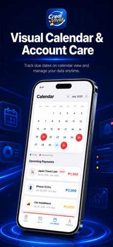 CrediVivid: Bill Planner iPhone screenshot 5