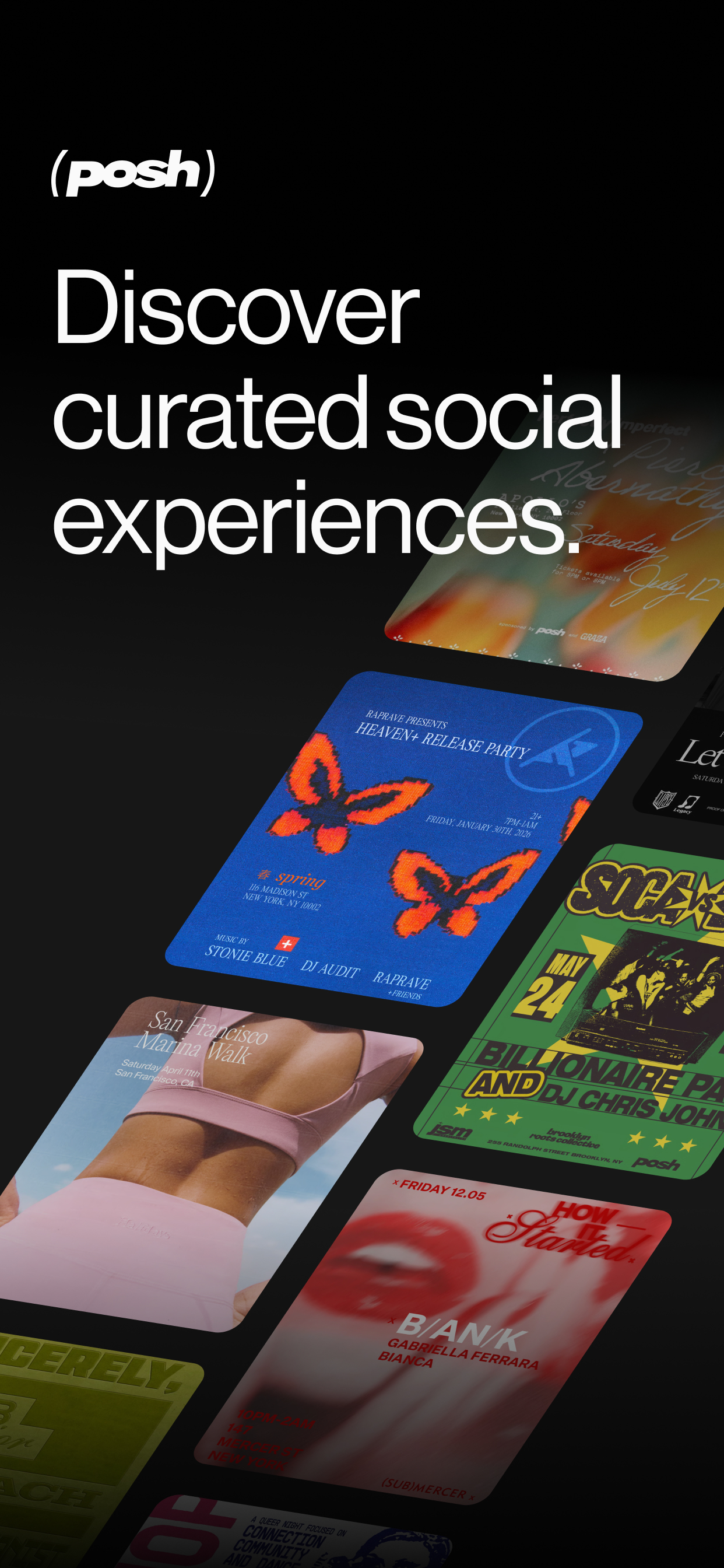 Posh – Create & Find Events
