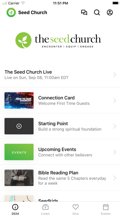 Seed Church Screenshot