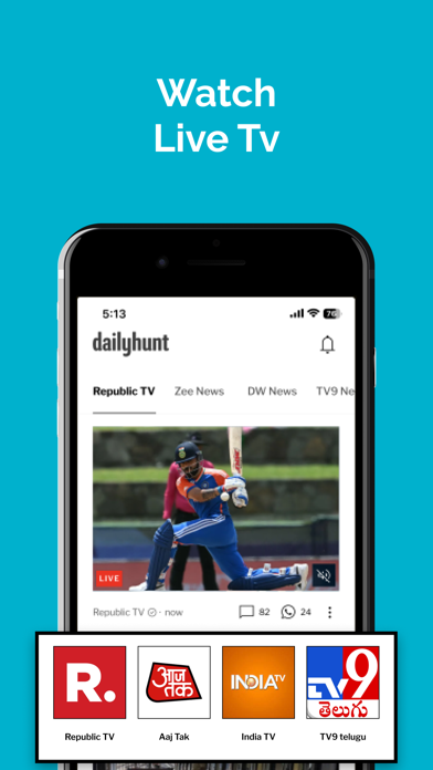 Dailyhunt - News & Magazines Screenshot