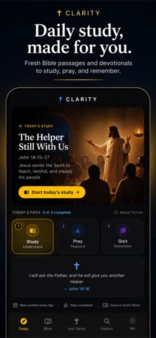 Clarity: Bible Chat & Study Screenshot 1 of 8
