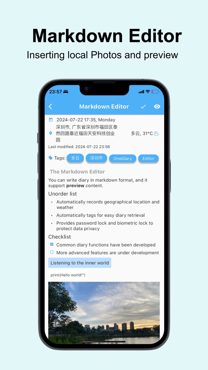 OneDiary - Journal and Note