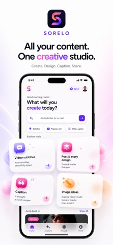 Sorelo: Captions & Design Screenshot 1 of 6