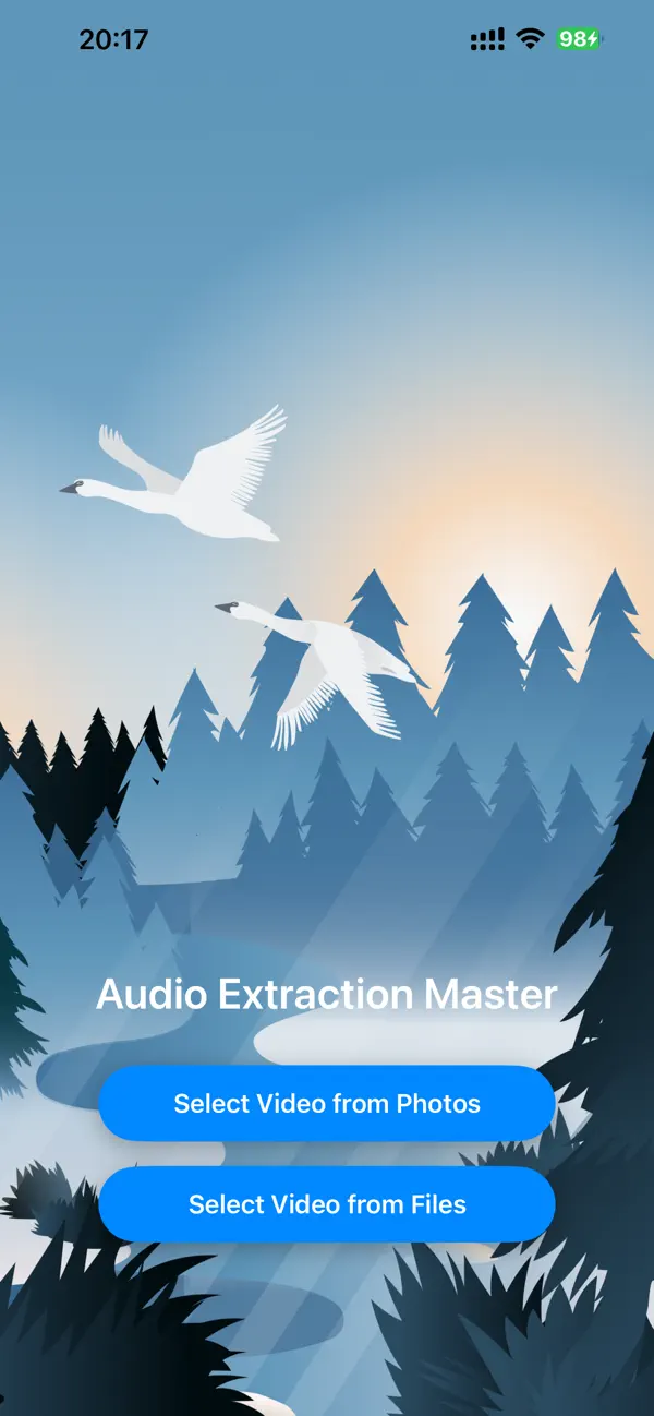 Screenshot #1 pour Audio Extraction Master