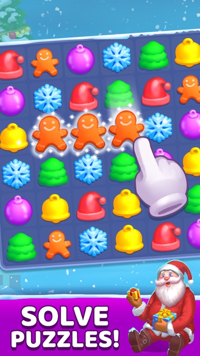 Christmas Santa's Match 3 Screenshot