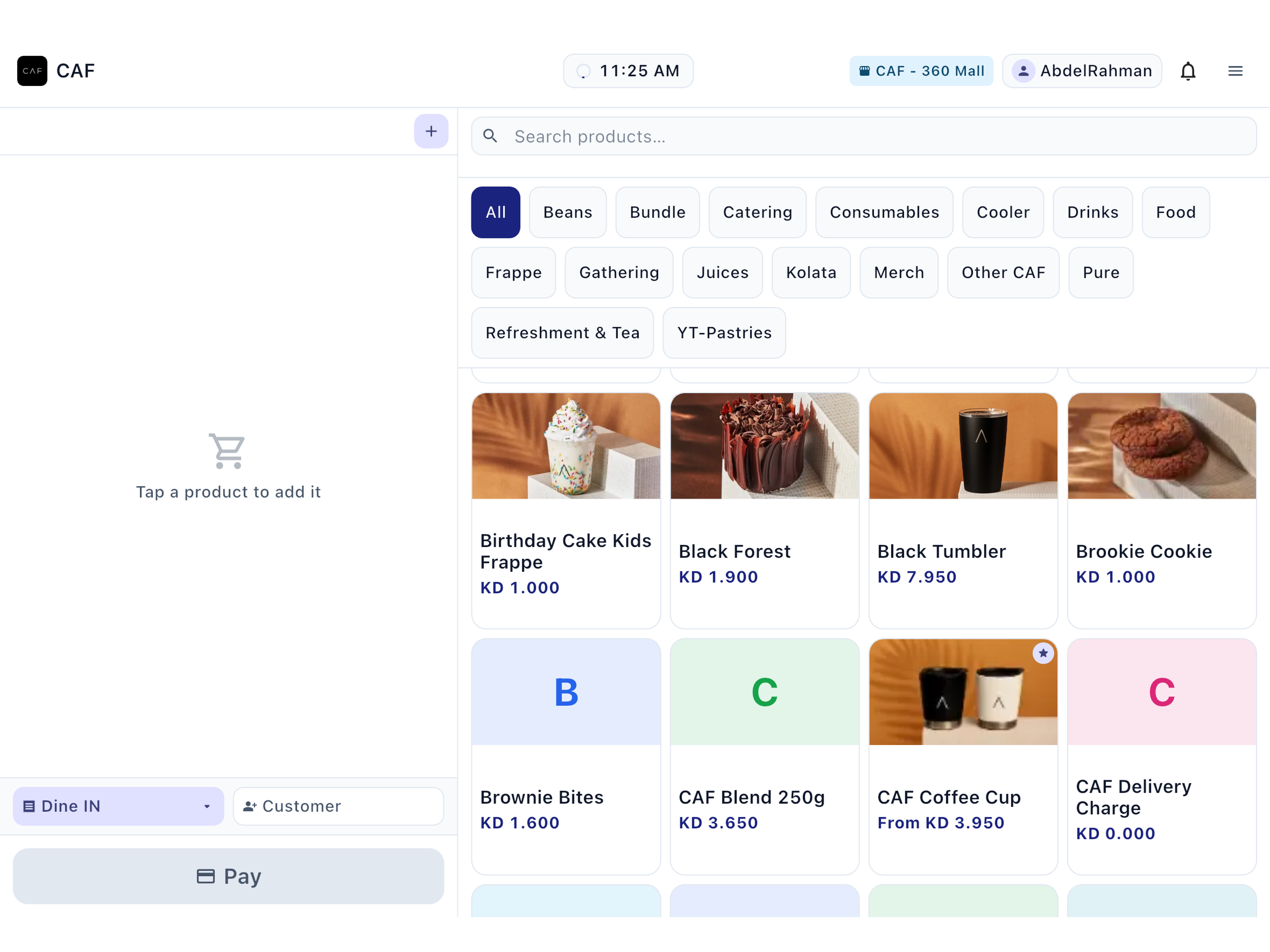 Centrix POS screenshot 2