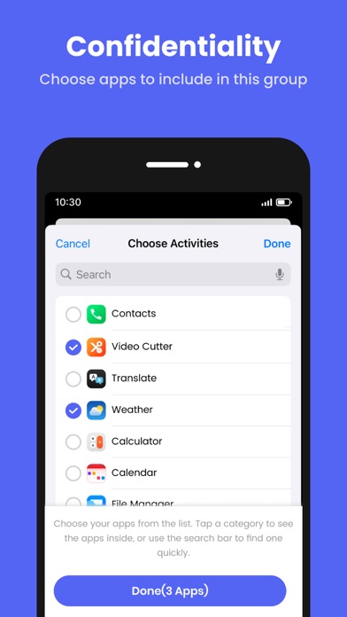 Screenshot #2 pour App Safeguard