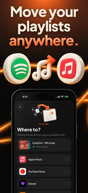 Transfer Playlist for My Music screenshot 1