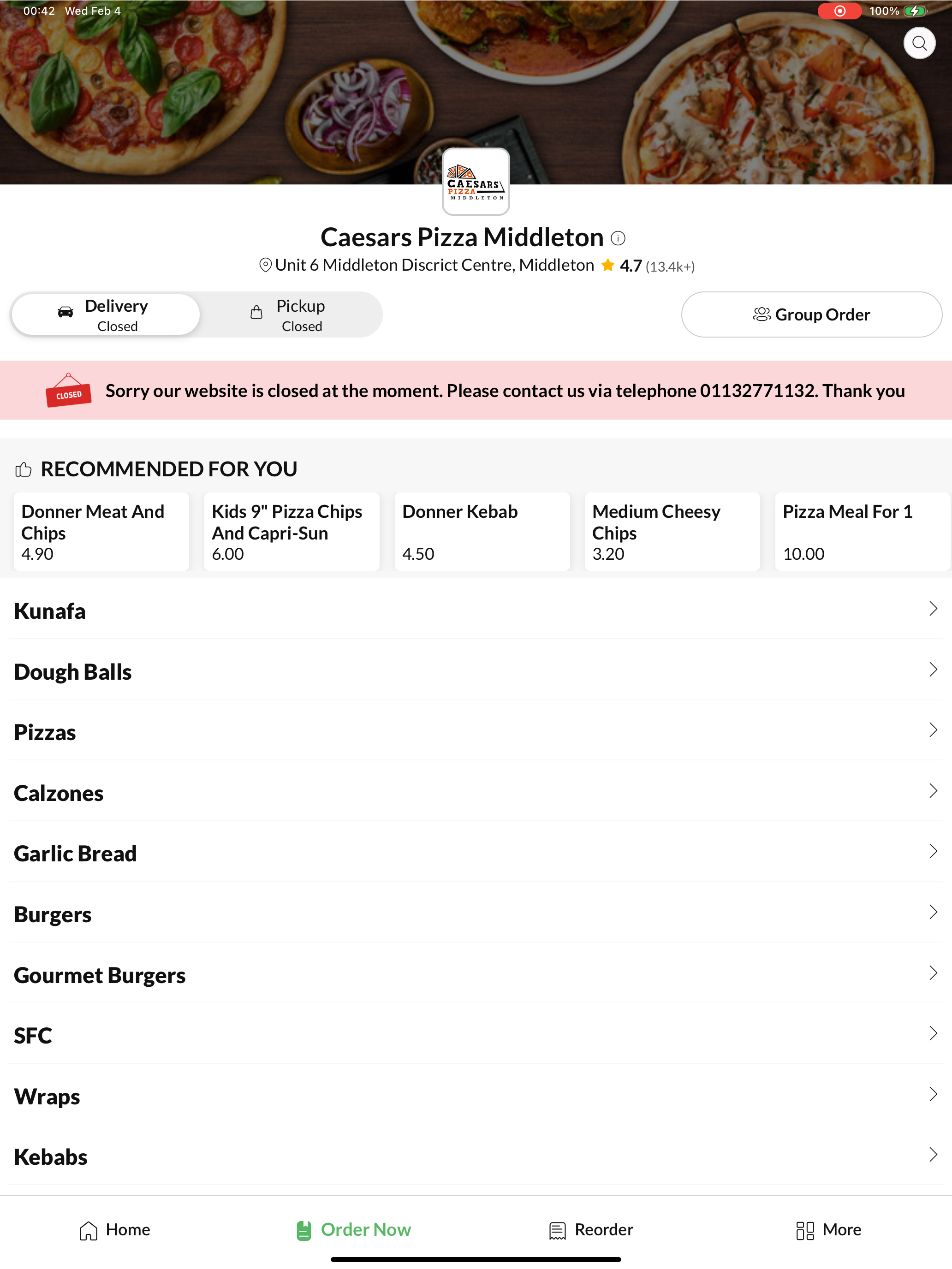Caesars Pizza Middleton screenshot 6