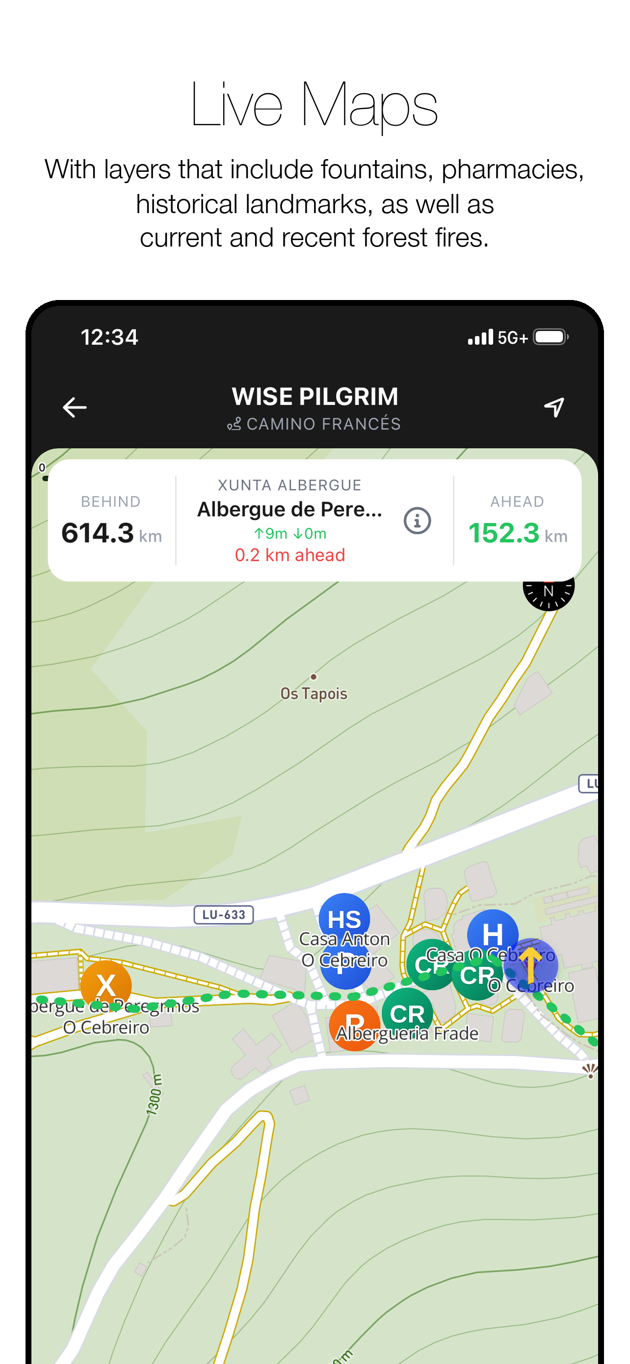 Wise Pilgrim Camino Francés screenshot 5