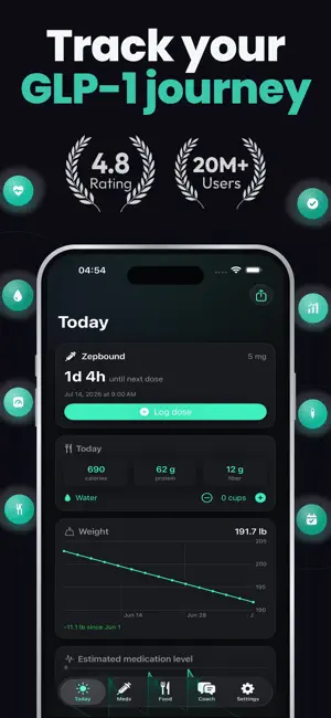 GLP-1 Tracker - Shotpal screenshot 1