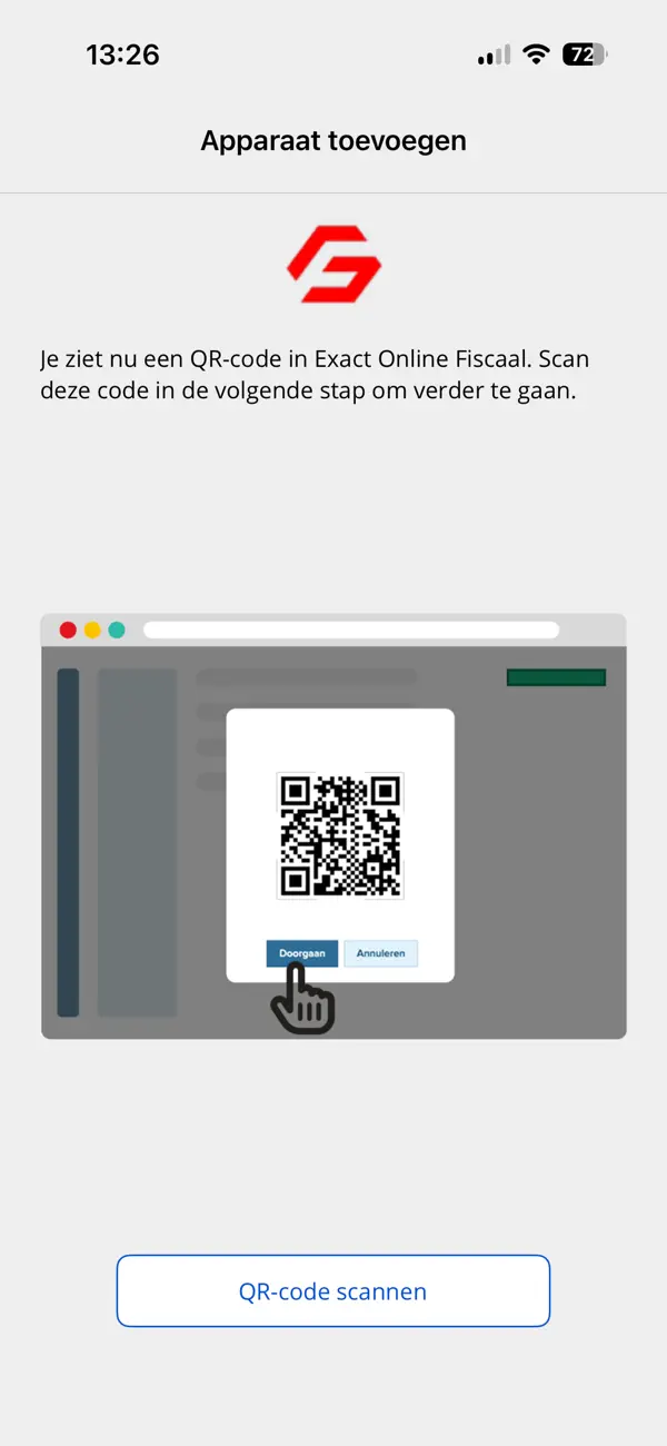 Screenshot #2 pour Exact Online Fiscaal QR-scan