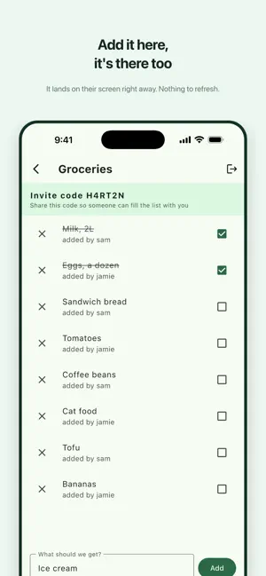 Together List: Shared Cart screenshot 3