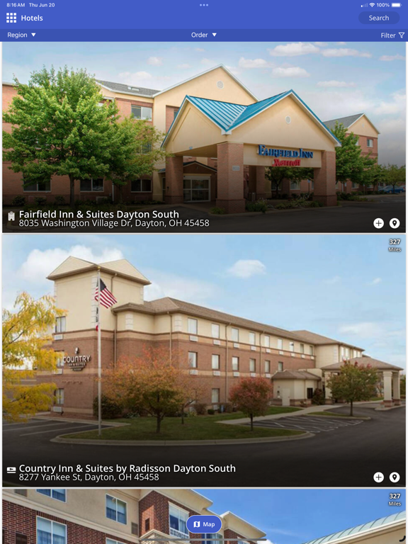 Destination Dayton iPad screenshot 8 - Travel app