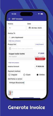 Balance Book - Khata & Invoice screenshot