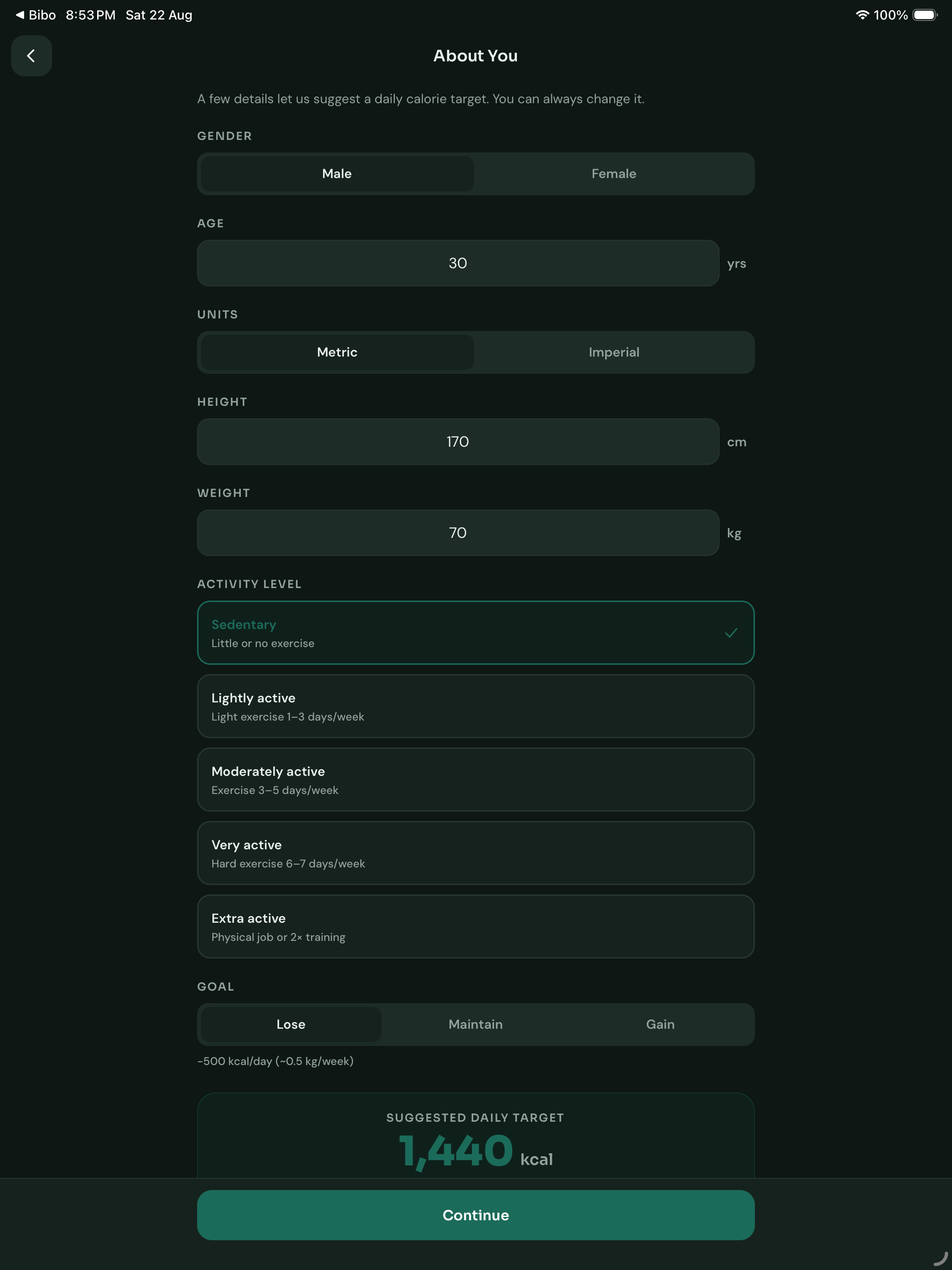 Calorie Counter: Food Log screenshot 12