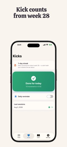 Waves: Contraction Timer Screenshot 4 of 5