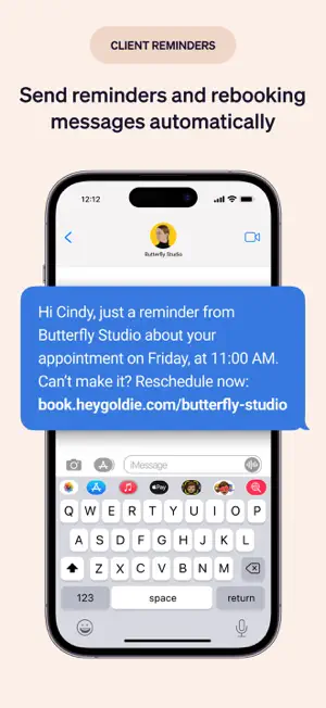 Goldie: Appointment Scheduler screenshot 3