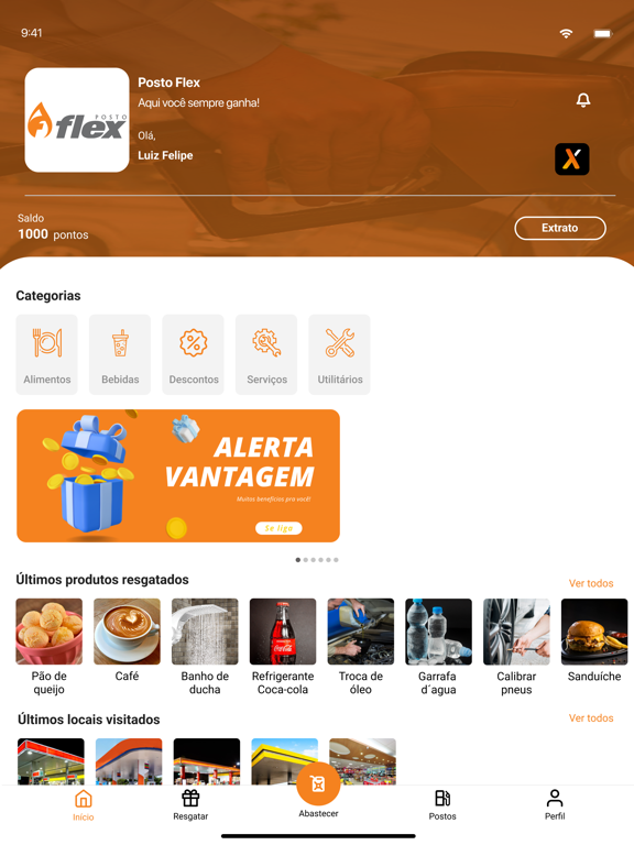 Posto Flex iPad screenshot