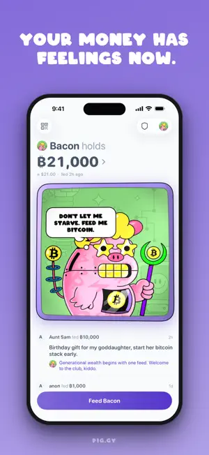 Piggy - The Bitcoin Piggy Bank screenshot 3