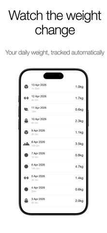 Heavy: Screen Time by Weight screenshot
