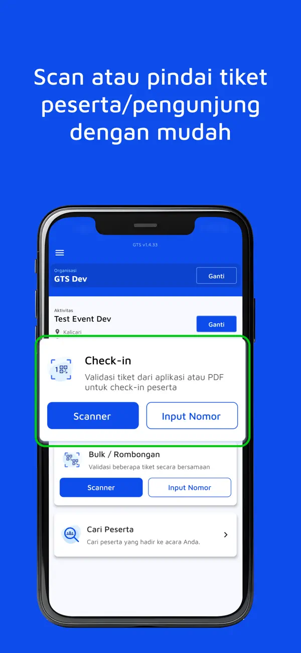 Screenshot #1 pour Ticket Scanner by Goers