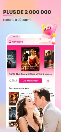 Capture d'écran de Novelove sur iPhone 1