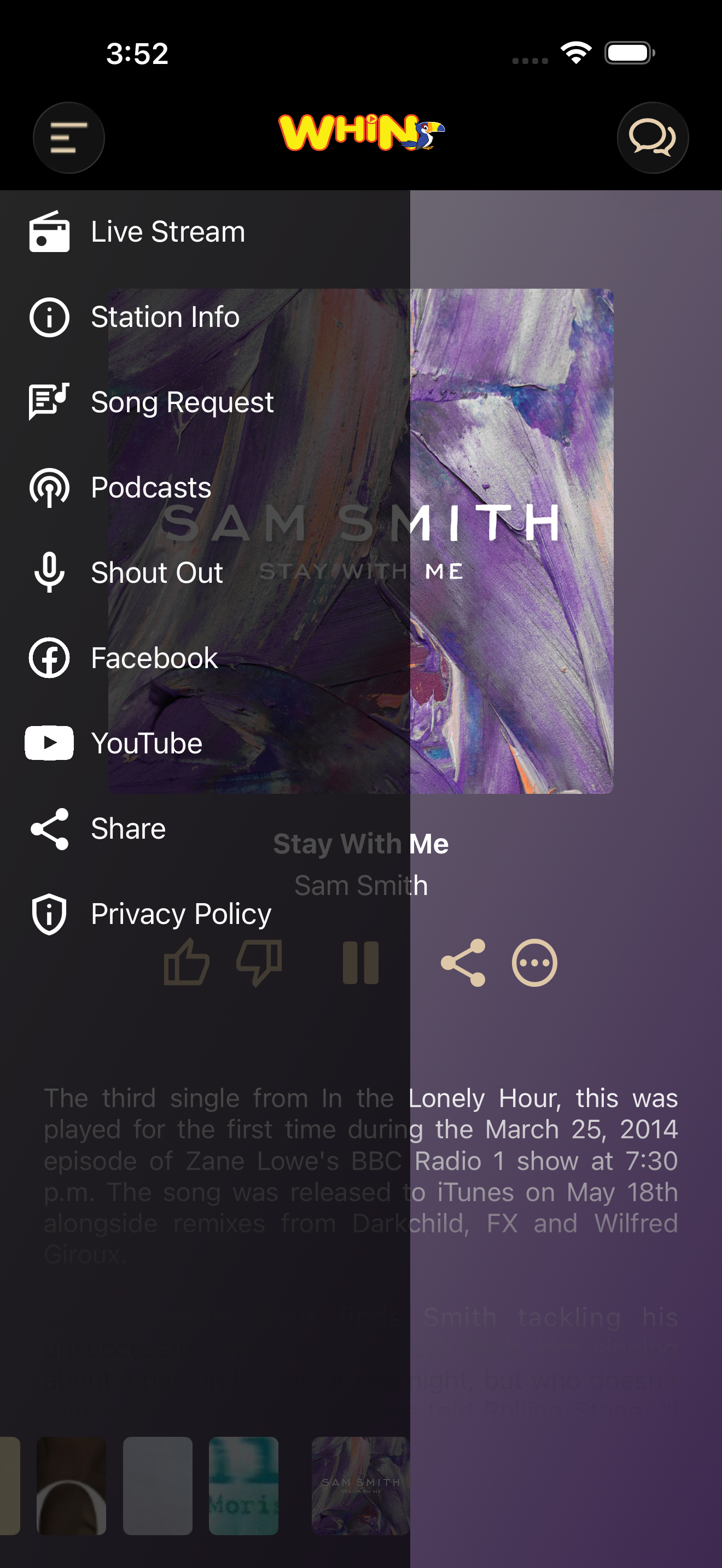 WHIN Radio screenshot 2