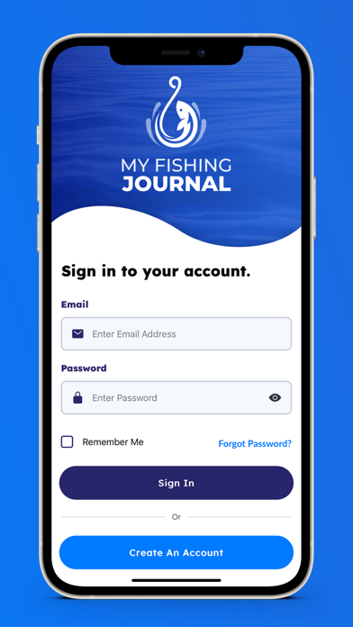 My Fishing Journal App Screenshot