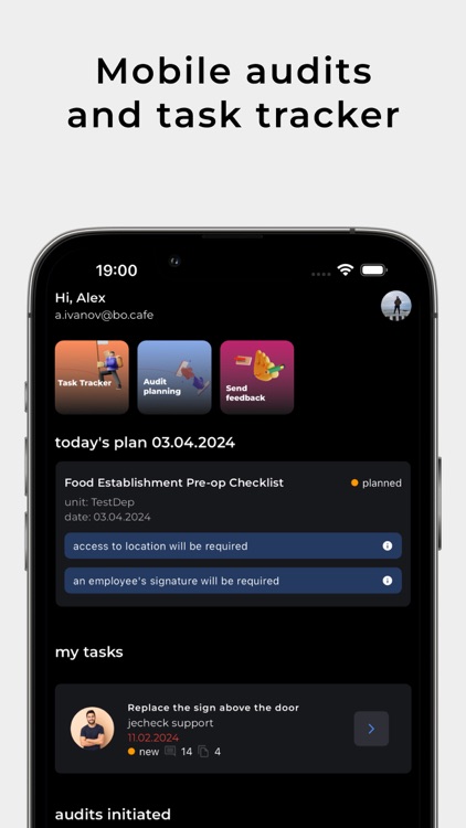 JeCheck checklists and audits