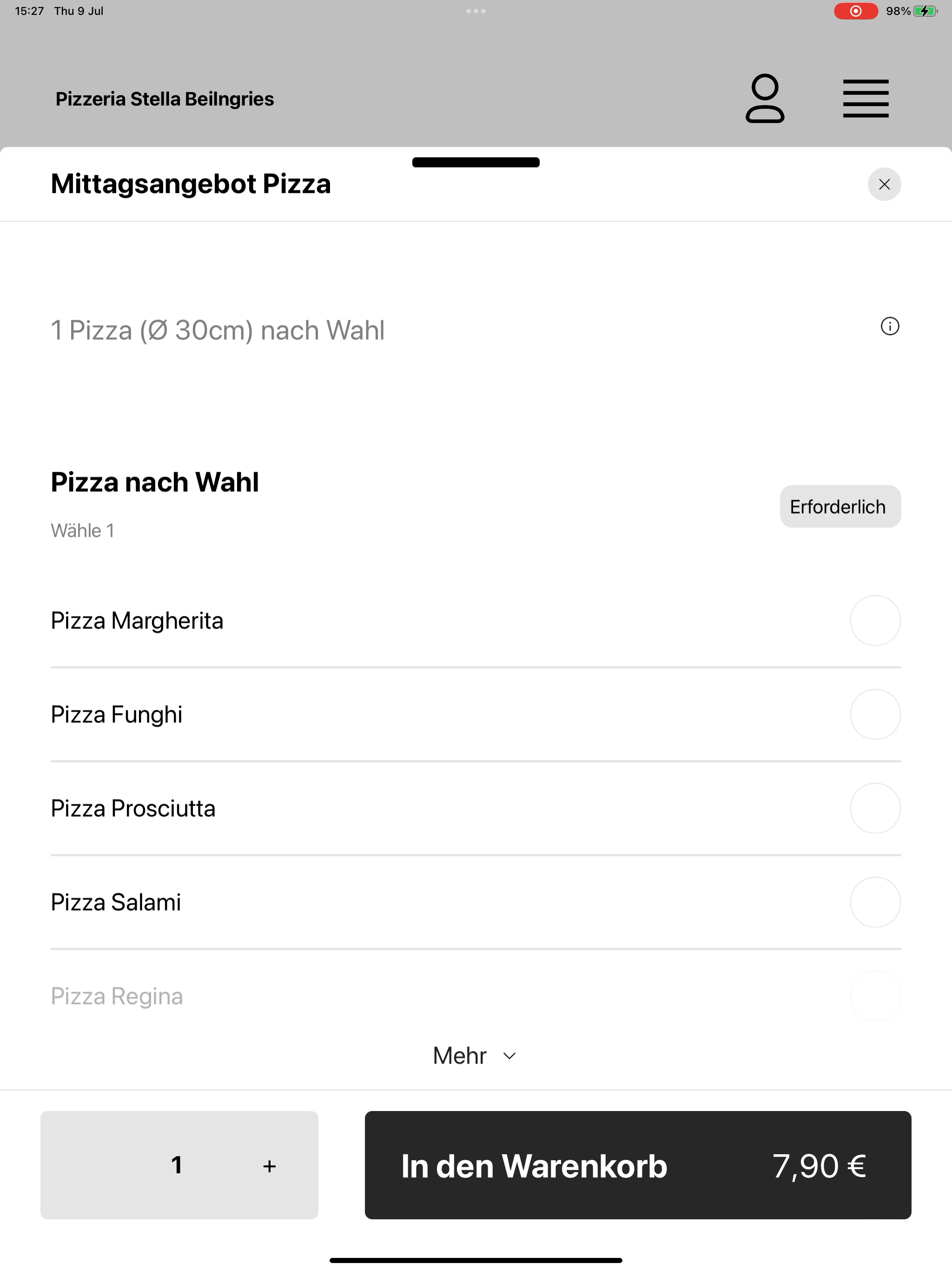 Pizzeria Stella Beilngries screenshot 16