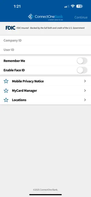 ConnectOne Bank Business App screenshot 2