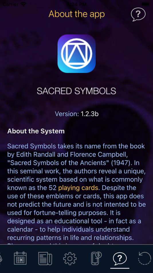 #9. Sacred Symbols Life Patterns (iOS) 由: Argo Navis Consulting Group LLC
