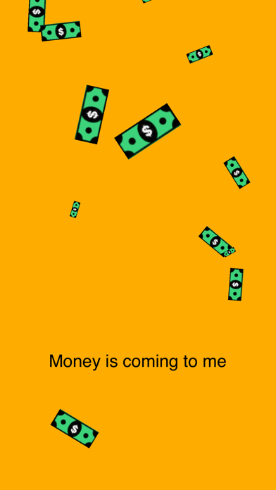 Money Rain Affirmation Screenshot