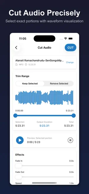 Audio Cutter and Merger screenshot 1