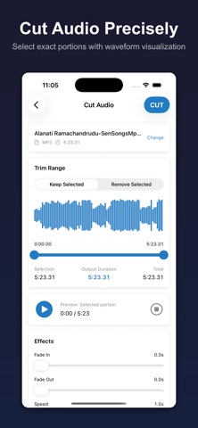 Audio Cutter and Merger Screenshot 1 of 10