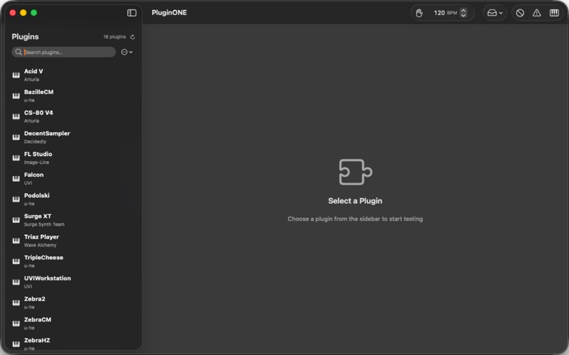 PluginONE screenshot