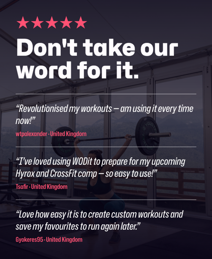 WODit Workout Interval Timer screenshot 22
