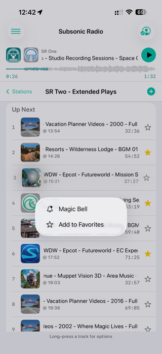 Subsonic Radio Player Screenshot 5 of 10