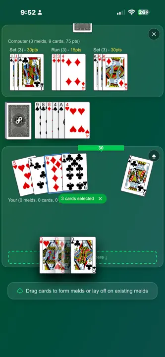 Rummy 500 Challenge screenshot 4