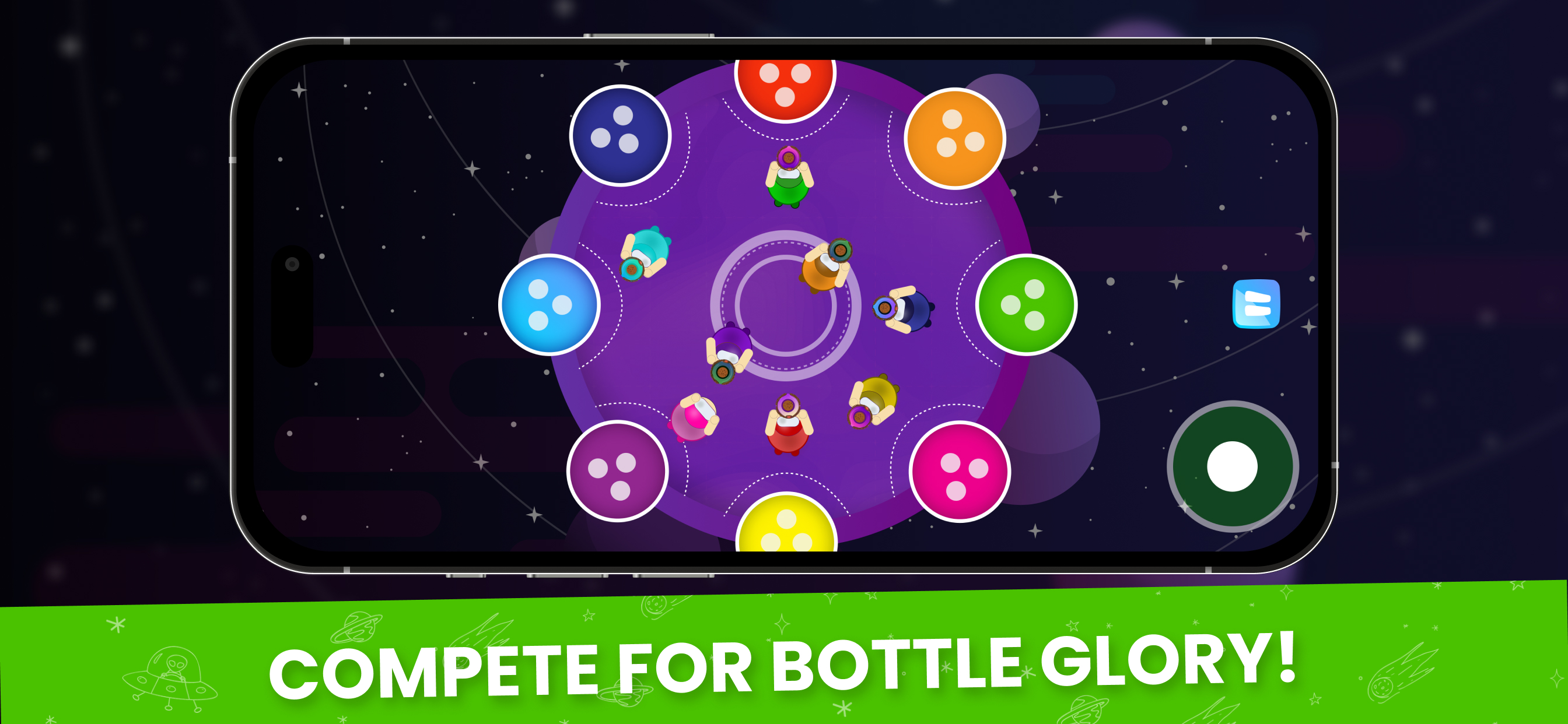 Collect 3 Bottles Game
