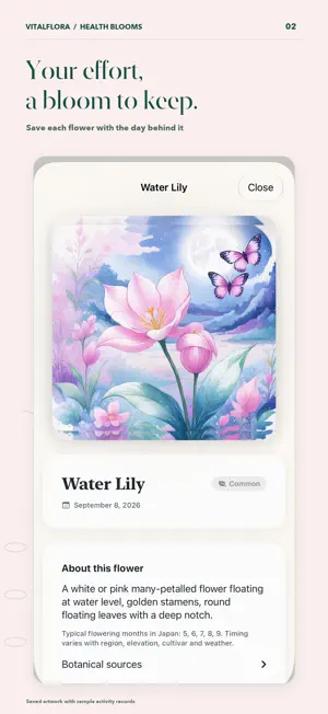 VitalFlora: Health Blooms screenshot 2