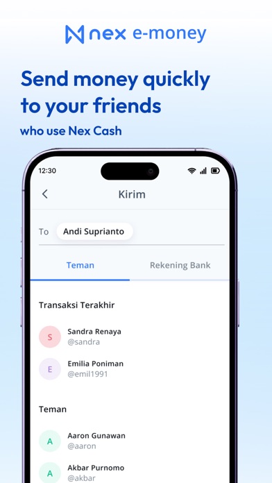 Nex e-money Screenshot